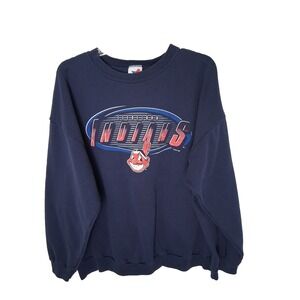 Vintage 1995 Cleveland Indians Mens 3X‎ Sweatshirt MLB Artex Sportswear Baseball